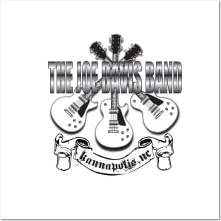 THE JOE DAVIS BAND THREE GUITAR LOGO Posters and Art